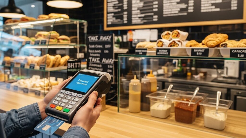 Payment Card Machine for Takeaway
